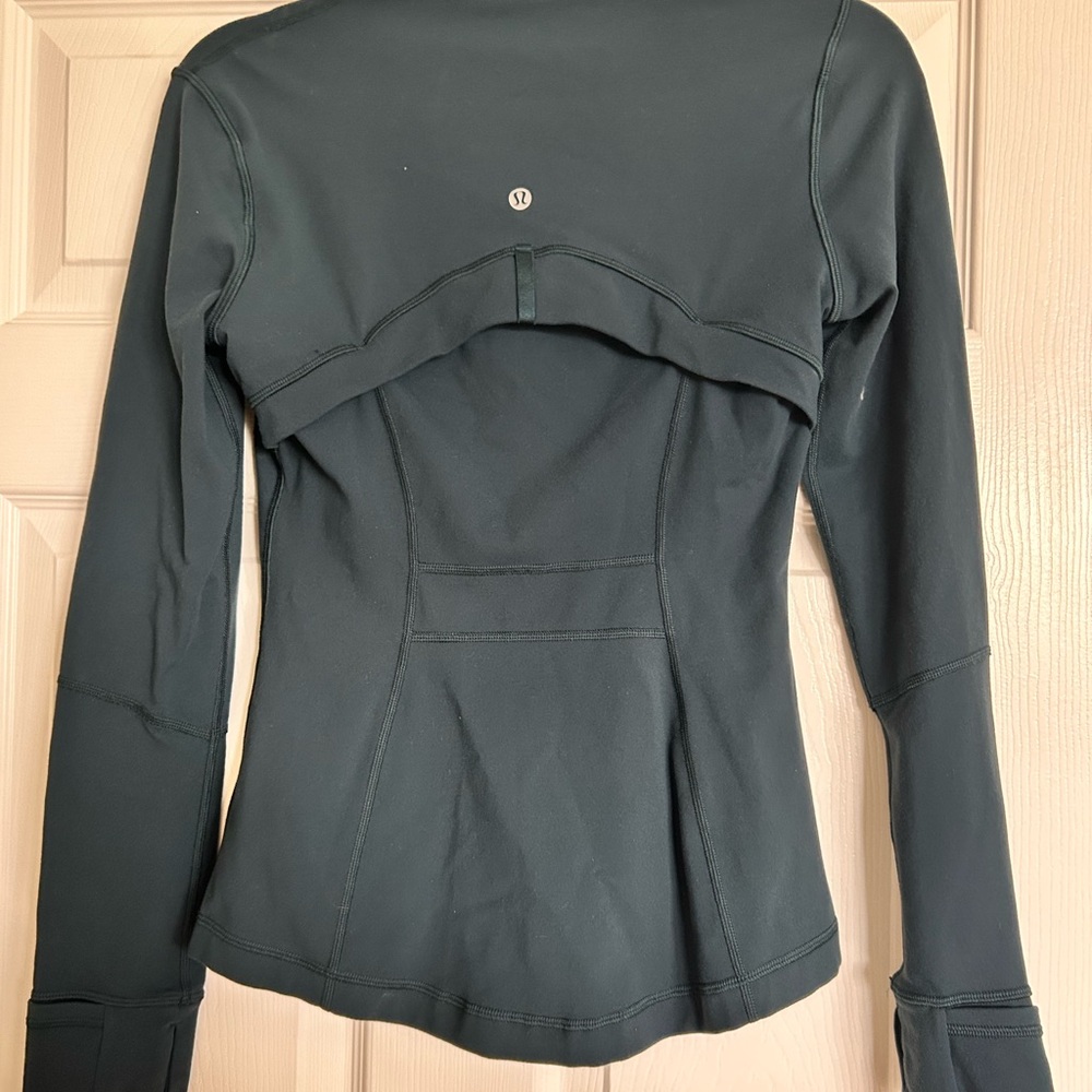 lululemon athletica define jacket - nocturnal teal size 6 - Picture 4 of 6